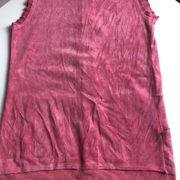 Wet Seal | Y2K Pink Velour Zip Up Hooded Vest | L - Picture 7 of 12